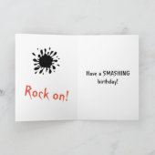 Drumming Verjaardagskaart Kaart (Binnen)