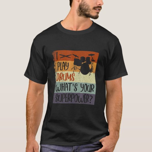 Drummlessen Drum Beater Drummen Box Drum Acc T-shirt (Voorkant)