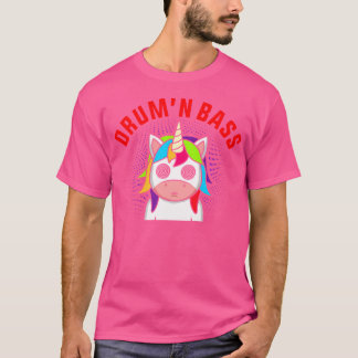 Drumm'n Bass DNB Eenhoorn Drum en Bass Eenhoorn RA T-shirt