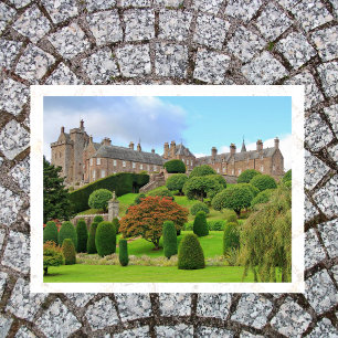 Drummond Castle and Gardens, Perthshire, Schotland Briefkaart