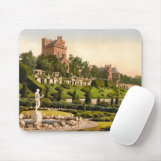 Drummond Castle Scotland Muismat (Met muis)