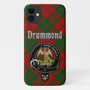 Drummond Clan Badge & Tartan Hoesje