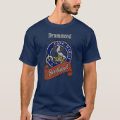 Drummond Clan Badge & Tartan T-shirt (Voorkant)