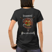 Drummond Clan Badge w/Swords T-shirt (Achterkant)