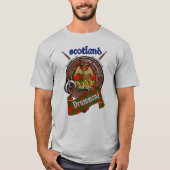 Drummond Clan Badge w/Swords T-shirt (Voorkant)