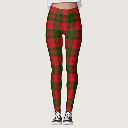 Drummond Clan Cute Tartan Pset Leggings (Voorkant)
