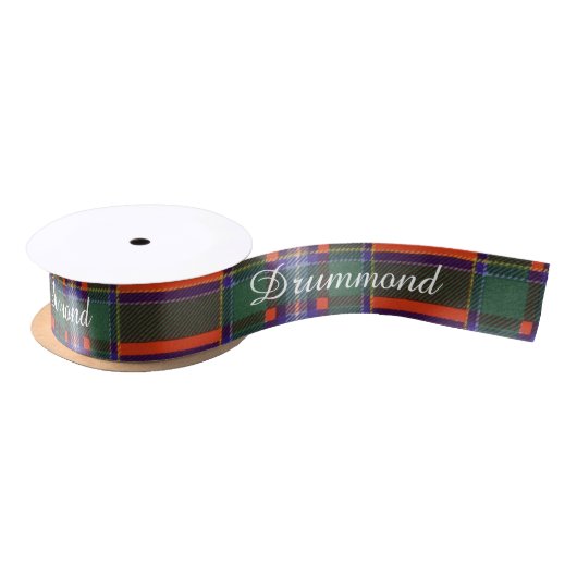Drummond clan Pset Scottish tartan Satijnen Lint (Spoel)