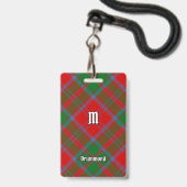 Drummond Clan Tartan Badge (Voorzijde met lanyard)