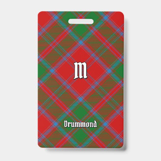 Drummond Clan Tartan Badge (Voorzijde)