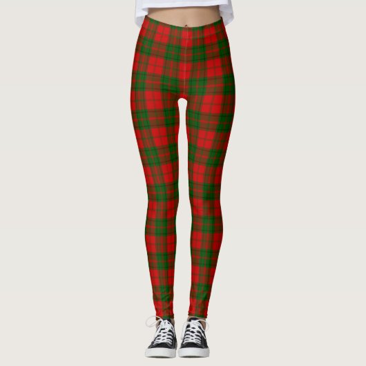Drummond Clan Tartan Leggings (Voorkant)