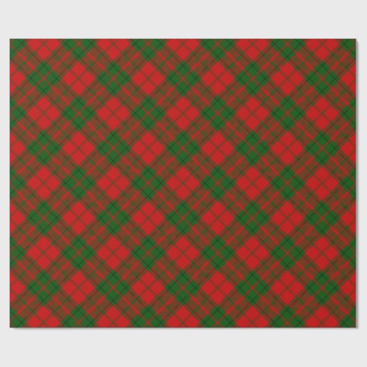 Drummond clan tartan plaid cadeaupapier (Vlak)