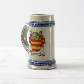 Drummond Coat of Arms Stein - Family Crest Bierpul (Voorkant links)