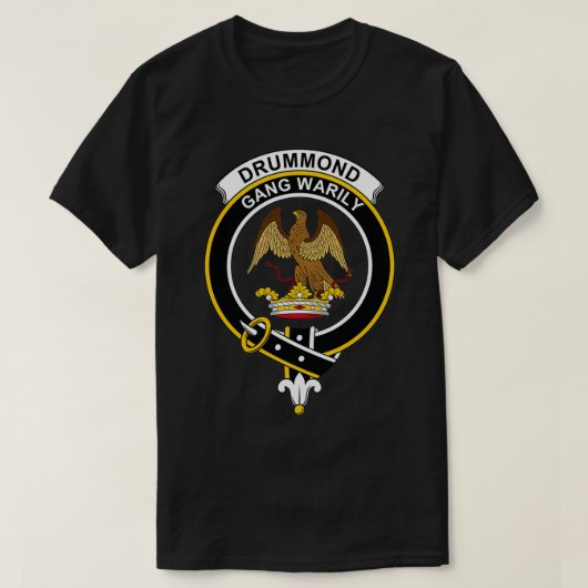 Drummond Crest Tartan Clan Scottish Clan 1 T-shirt (Design voorkant)