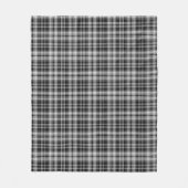 Drummond Grijs Schotsgeruit Fleece Deken (Voorkant)