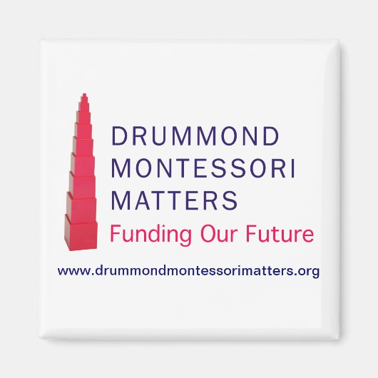 Drummond Montessori magneet (Voorkant)