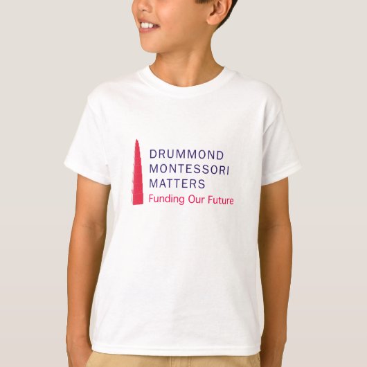 Drummond Montessori Matters t-shirt (Voorkant)