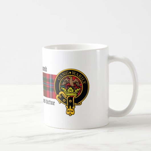 Drummond Scottish crest and Tartan mok (Rechts)