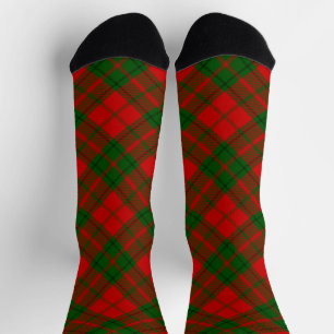 Drummond tartan rood groen geruit sokken