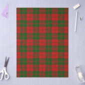 Drummond tartan roodgroene vlecht tissuepapier (Craft)