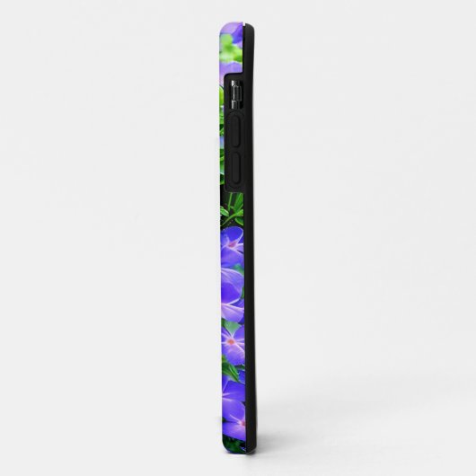 Drummond's clematis - een schattige kleine blauwe Case-Mate iPhone case (Achterkant/links)