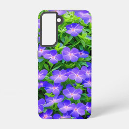 Drummond's clematis - een schattige kleine blauwe samsung galaxy hoesje