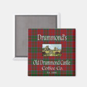 Drummond's Old Drummond Castle Coffee Co. magneet (Voorkant / Achterkant)