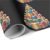 Drumms Kerstboom Drummer Cadeaupapier (Rol Hoek)