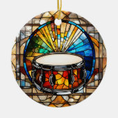 drummuziek keramisch ornament (Voorkant)