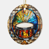 drummuziek keramisch ornament (Links)