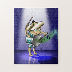 "Drumo" 11x14 Puzzle met Gift Box Legpuzzel