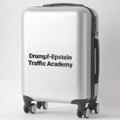 Drump-Epstein Verkeersacademie Hankamer Artjunkhau Sticker (Koffer)