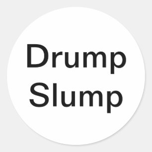 Drump Slump Comic Splash-Art Hankamer Artjunkhaus Ronde Sticker