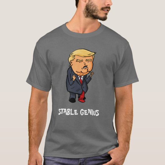 Drumpf - De Stable Genius T-shirt (Voorkant)