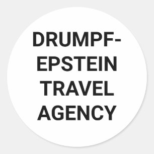 DRUMPF-EPSTEIN REISBUREAU Hankamer Artjunkhaus Ronde Sticker