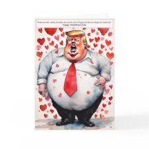 Drumpf Valentijnsdag Kaart
