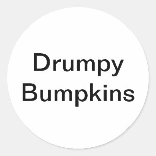Drumpy Bumpkins Jeff Hankamer Artjunkhaus Comic Ronde Sticker