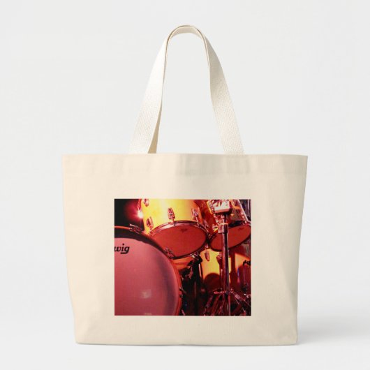 Drums 1 grote tote bag (Voorkant)