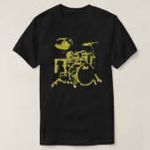 Drums 24 Neon Yellow T-shirt (Design voorkant)