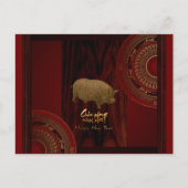 Drums 2 Varkenshaar Vietnamese begroeting Briefkaa Briefkaart (Voorkant)