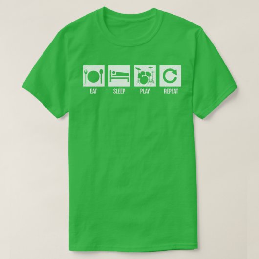 drums 6 t-shirt (Design voorkant)