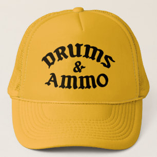 Drums & Ammo Yellow Trucker Trucker Pet