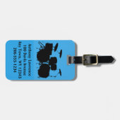 Drums Bagagelabels voor doorschuiving (Voorkant horizontaal)