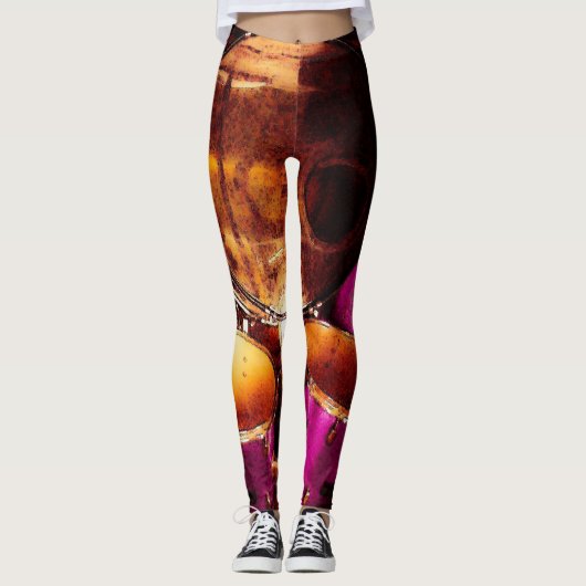 Drums, buitenkant jam leggings (Voorkant)
