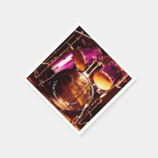 Drums, buitenkant jam servet (Hoek)