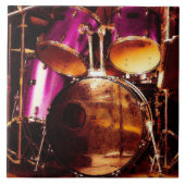 Drums, buitenkant jam tegeltje (Voorkant)