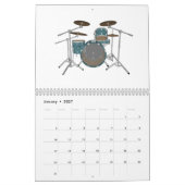 Drums Calendar Kalender (Jan 2027)
