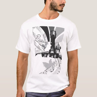 drums cello illustratie t-shirt
