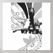 drums cello poster (Voorkant)