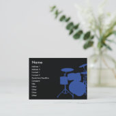 Drums - Chubby Visitekaartje (Staand voorkant)