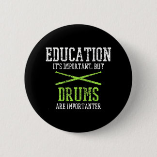 Drums Drummer Drummen Drumstel Drumsticks Ronde Button 5,7 Cm